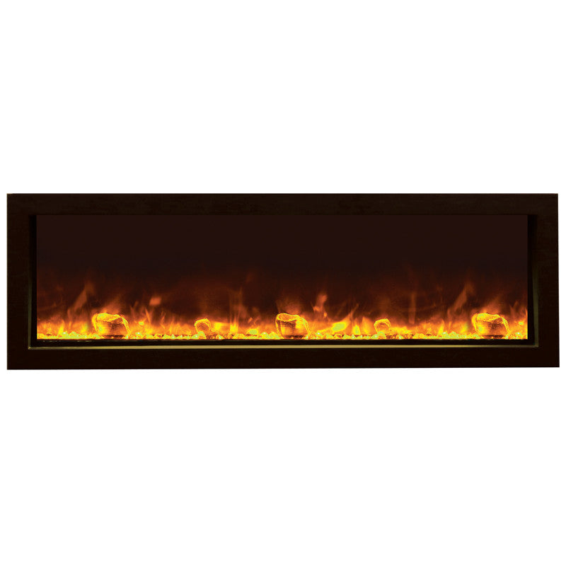 Amantii 50" Panorama Slim Indoor / Outdoor Electric Fireplace - BI-50-SLIM-OD