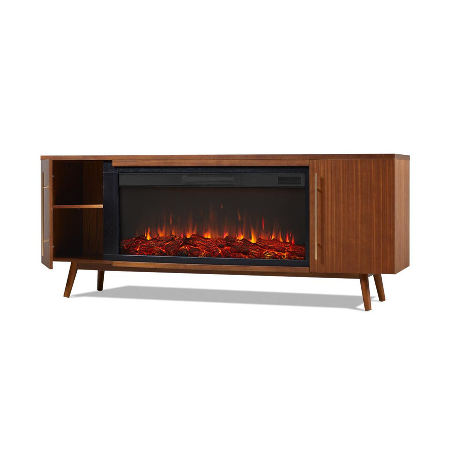 Real Flame 13058E-VBM Morris Landscape Electric Fireplace TV Stand