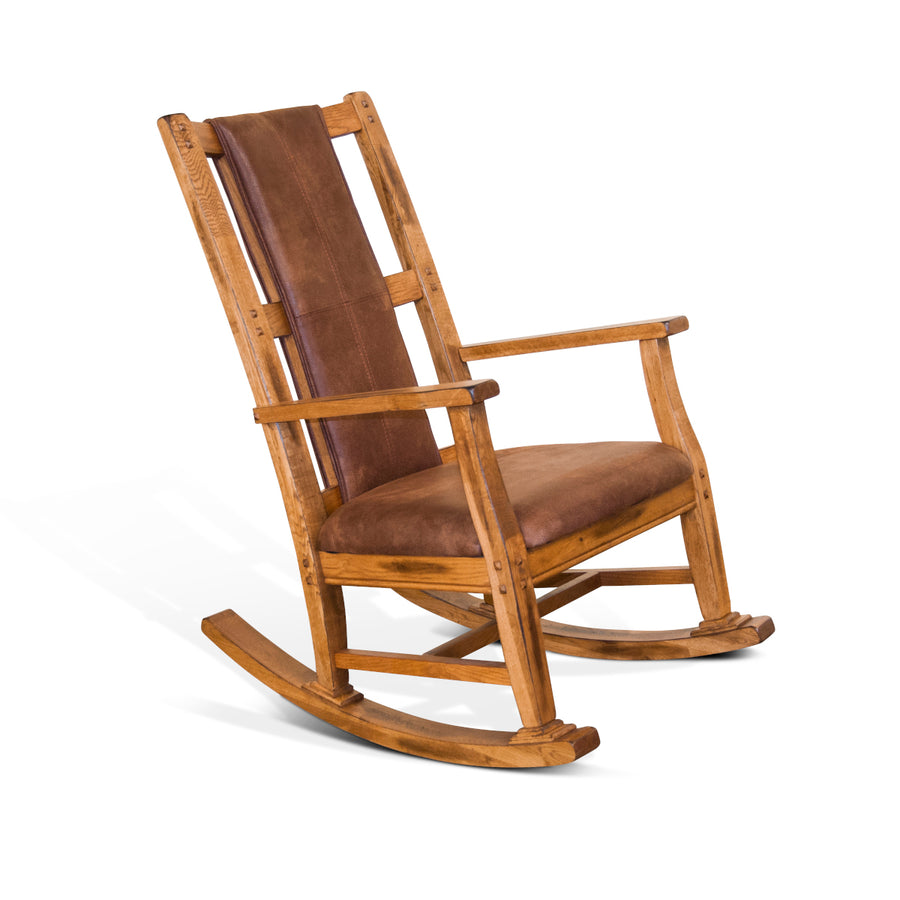 Sunny Designs Sedona Rocking Chair - 1935RO2-2 with cushioned seat and back