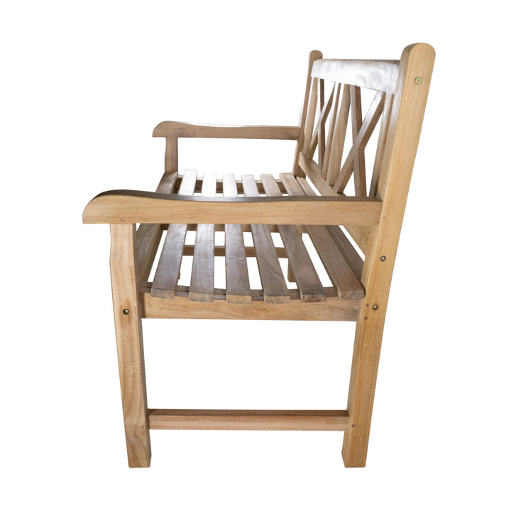 Nordic Teak Barbados Natural 2-Seat Bench - B23-47