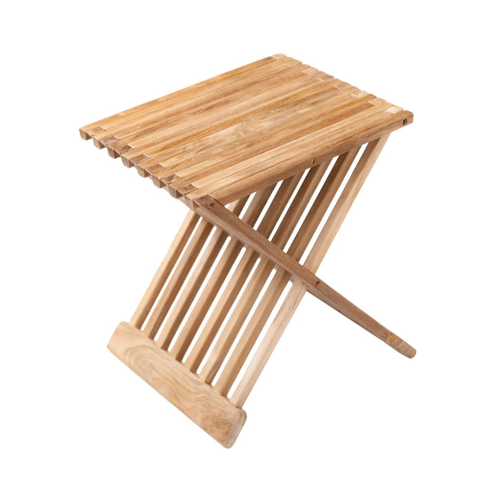 Nordic Teak Kingsland Natural Folding Stool - CH29