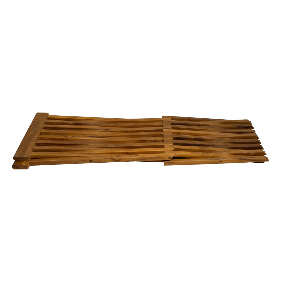 Nordic Teak Winchester Oiled Folding Stool - CH29O