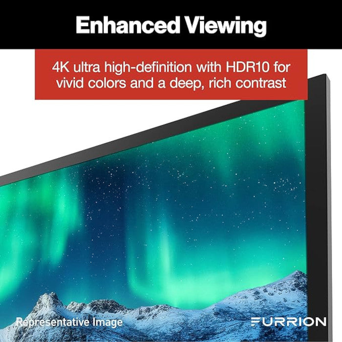 Furrion Aurora 55" Full Shade LED Outdoor Smart 4K Television FDUF55CSA, enhanced viewing details