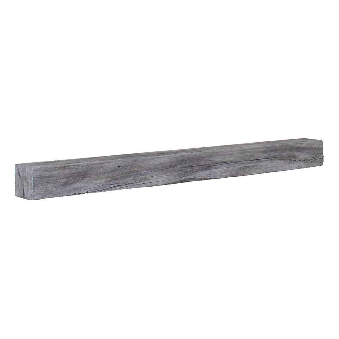 Lexington Hearth Grist Mill Mantel - Weathered Grey