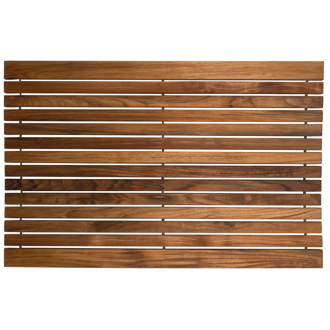 Nordic Teak Belize Oiled String Mat w/Rubber Feet - SR17