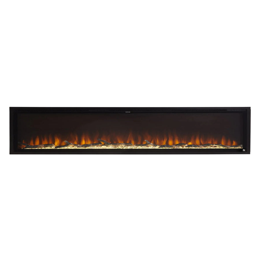 Touchstone Sideline Elite 80044 Linear Electric Fireplace with Orange Flames