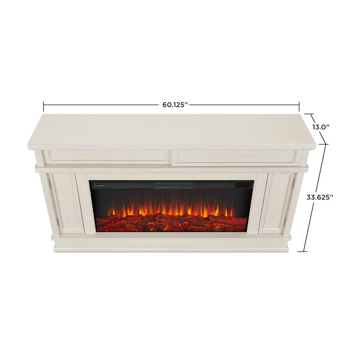 Real Flame Torrey Landscape Electric Fireplace Media Cabinet - 4020E-BNE