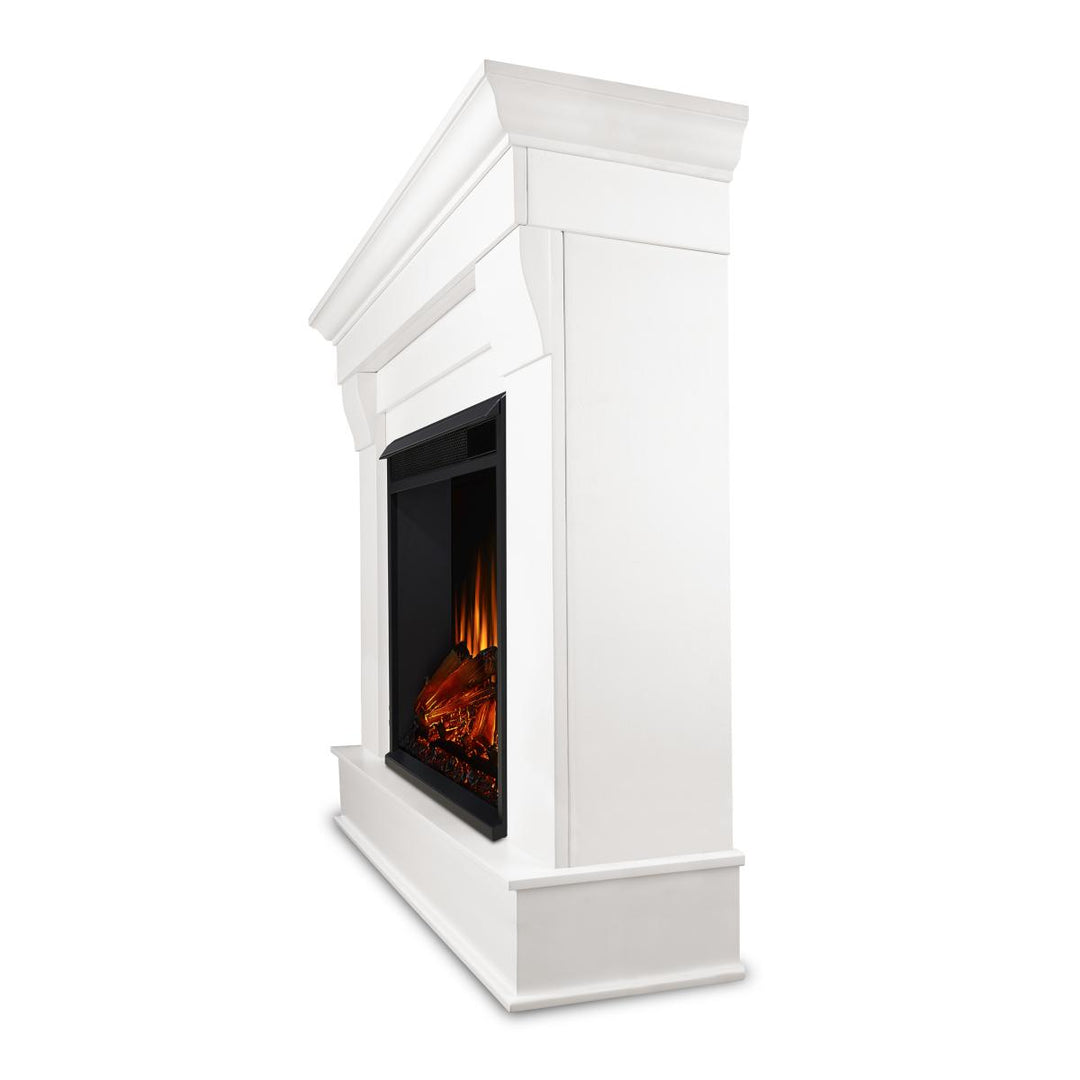 Real Flame Chateau Electric Fireplace Mantel - 5910E-W