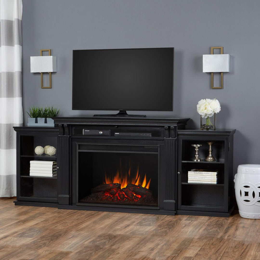 Real Flame Tracey Grand Electric Fireplace Media Console - 8720E-BLK