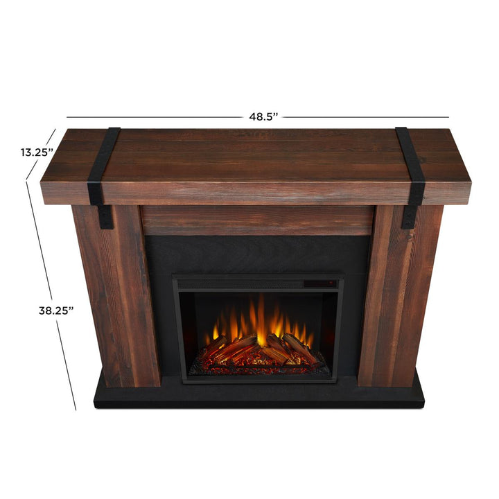 Real Flame Aspen Electric Fireplace Mantel w/Insert - 9220E-CHBW