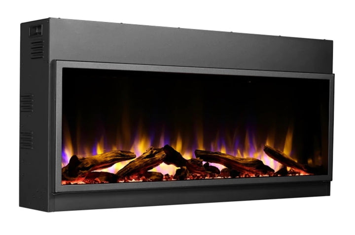 Dyansty Harmony BEF45 45" built-in linear electric fireplace with logs