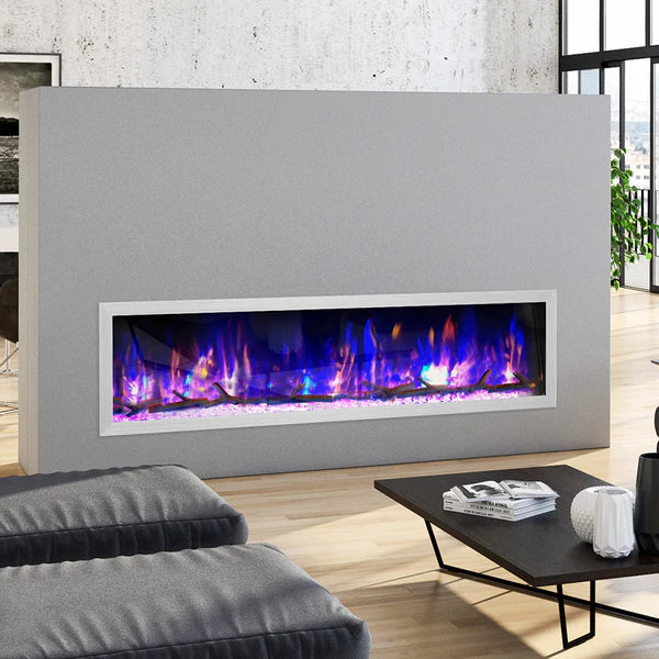 Dynasty Cascade 74" Smart Linear Electric Fireplace - BTX74