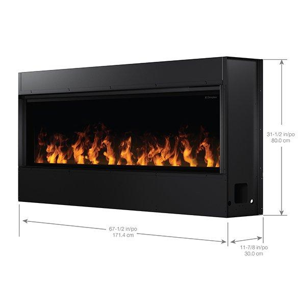 Dimplex Optimyst 66" Linear Electric Fireplace - OLF66-AM