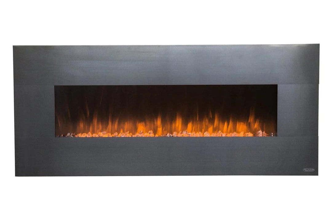 Touchstone Onyx Stainless 50" Wall Mounted Electric Fireplace - 80026