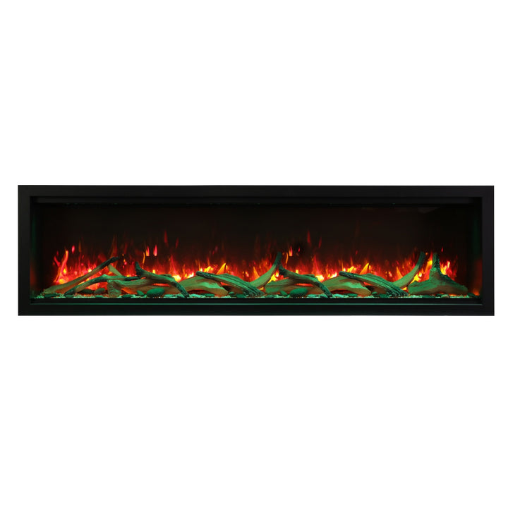 Amantii 74" Electric Fireplace Extra Tall, SYM-74-XT, Built-in