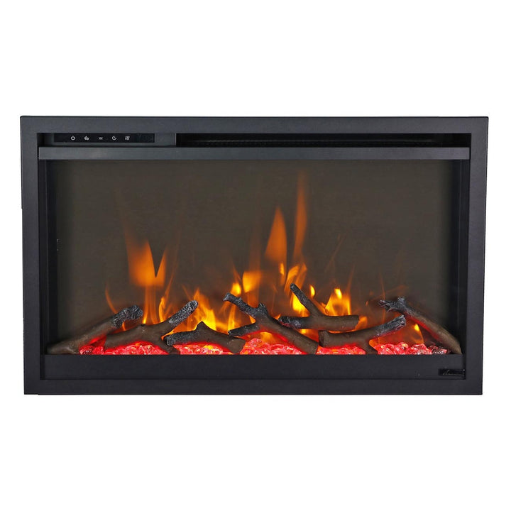 Amantii Traditional Series 26'' Extra Slim Electric Fireplace WiFi Capable - TRD-26-XS