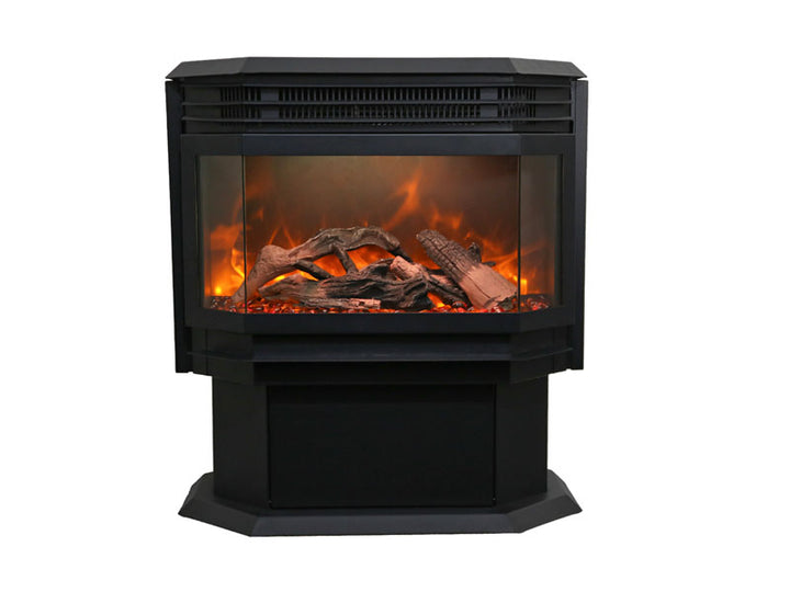 Sierra Flame Free Stand Electric Fireplace Stove w/ Logs - FS‐26‐922