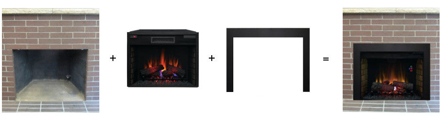 ClassicFlame Infrared Quartz Electric Stove Heater - Black