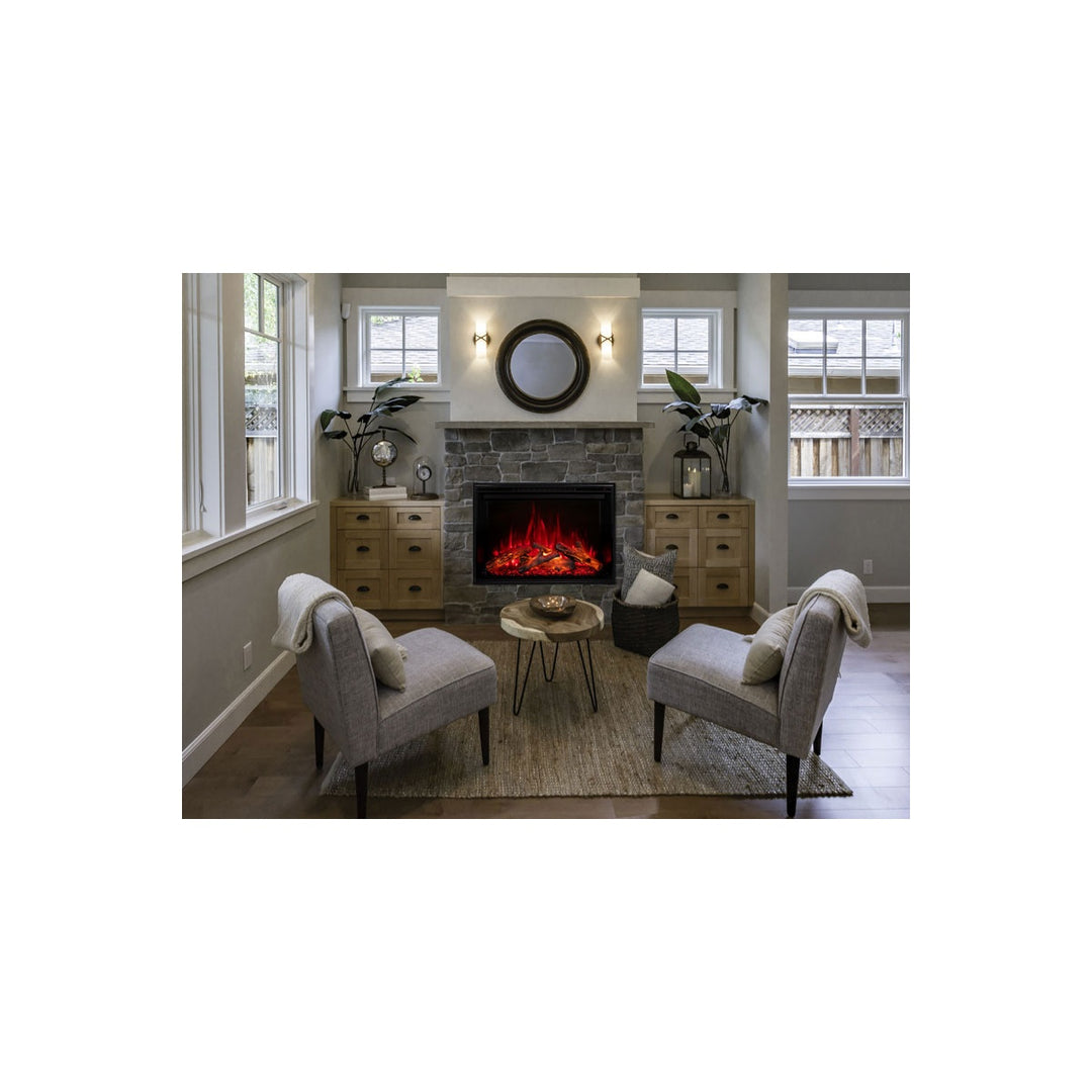 Modern Flames Redstone Series RS-3626 Built-In Electric Fireplace In Living Room