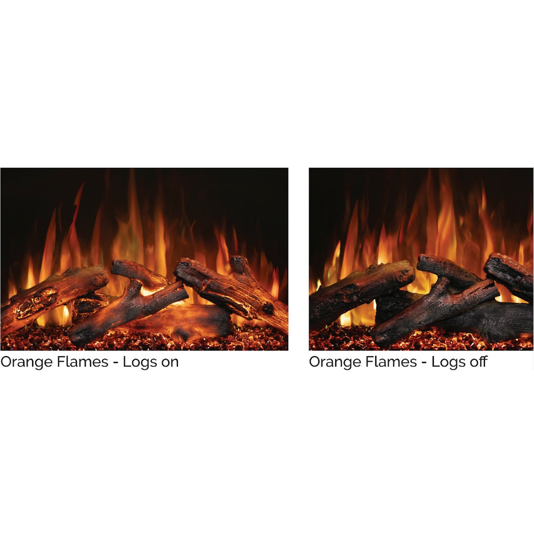 Modern Flames Redstone Series RS-3626 Built-In Electric Fireplace Insert Orange Flames
