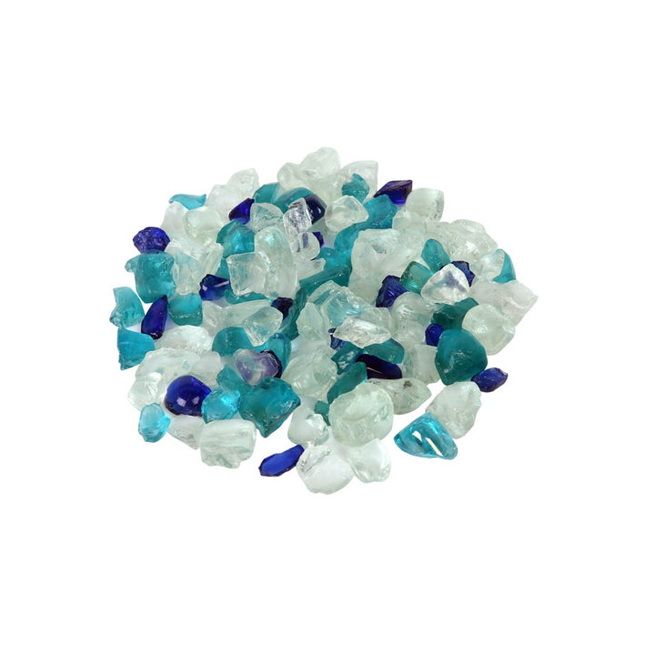 remii ocean blue rocks and glass embers included accessories