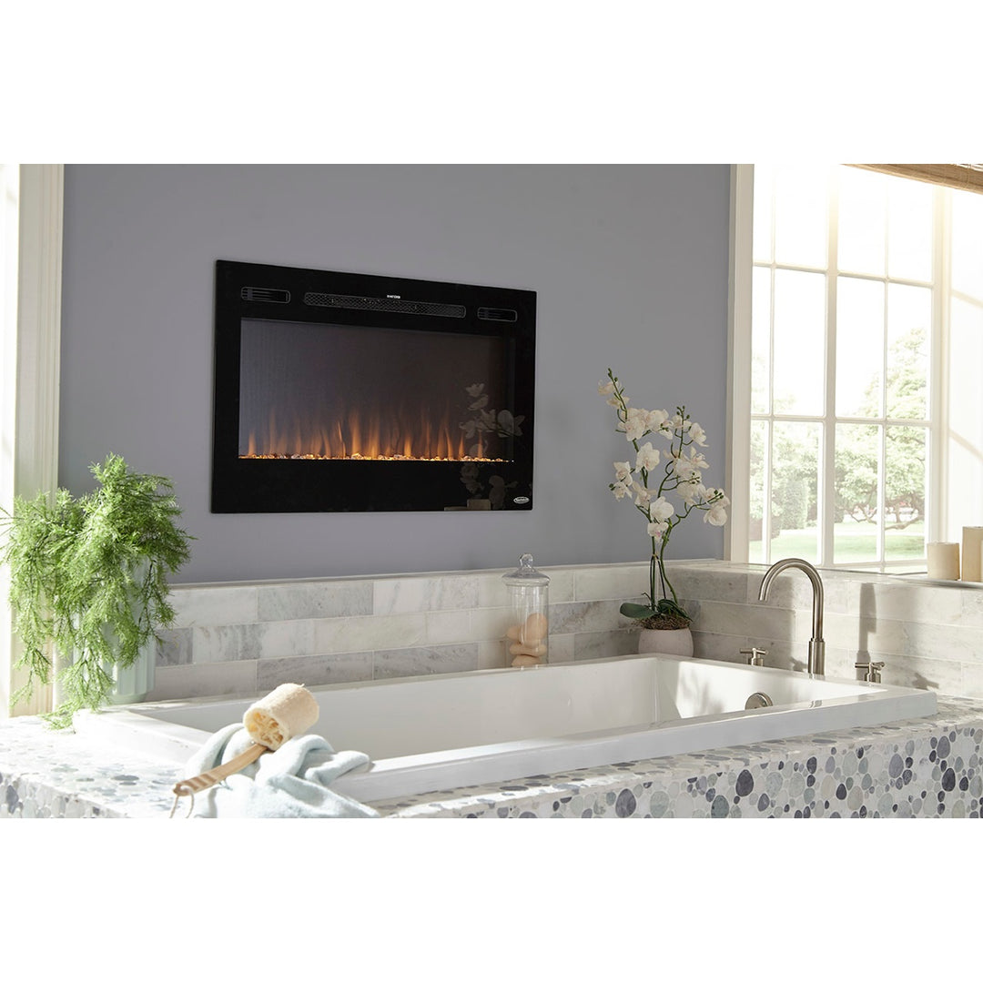 Touchstone Sideline 36" Recessed Electric Fireplace - 80014