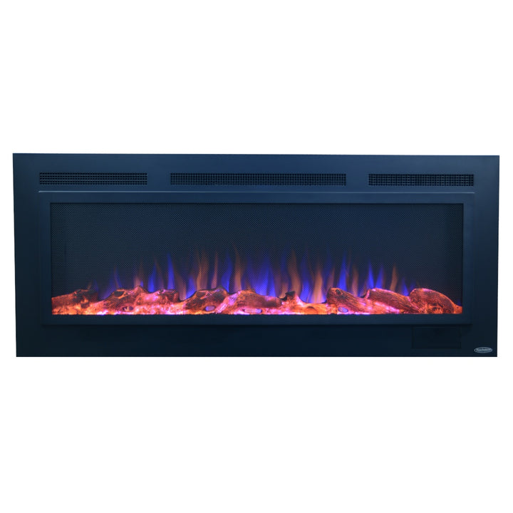 touchstone sideline 50 inch electric fireplace with steel front