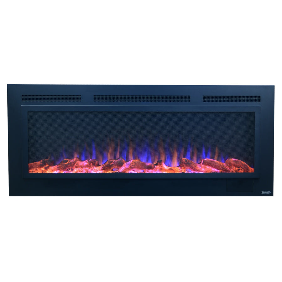 touchstone sideline 80013 50 inch electric fireplace with steel front