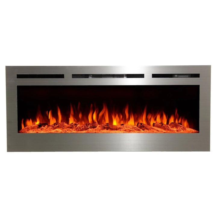 Touchstone Sideline 50'' Stainless Steel Surround Electric Fireplace - 86273
